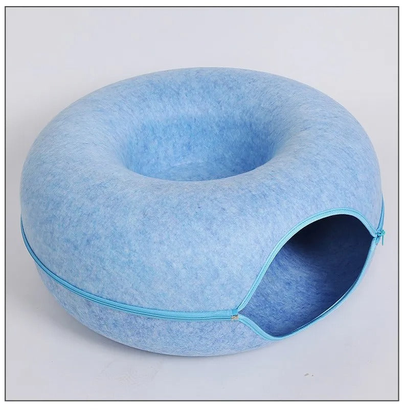 Donut Cat Tunnel & Interactive Bed