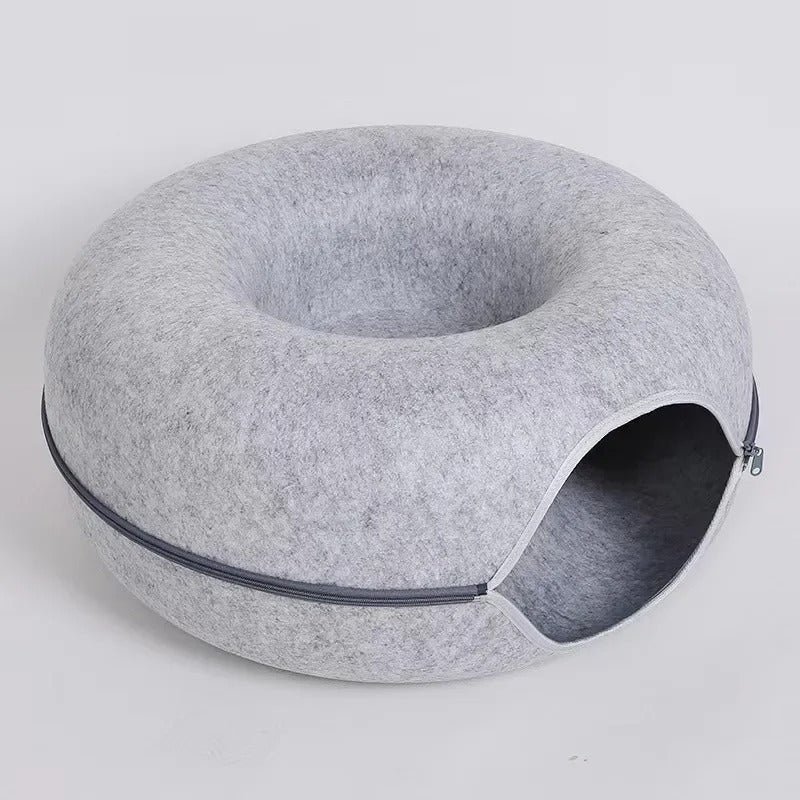 Donut Cat Tunnel & Interactive Bed