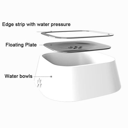 Spill-Proof Floating Pet Water Bowl