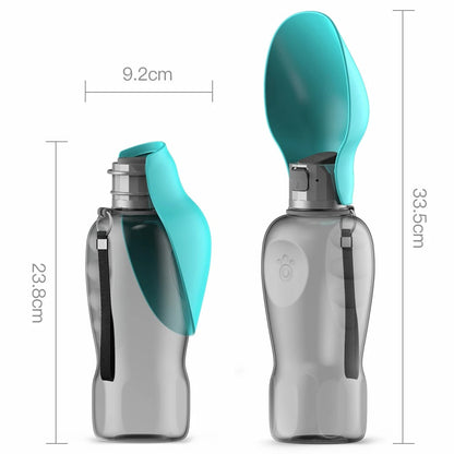 800ml Portable Travel Water Bottle for Pets