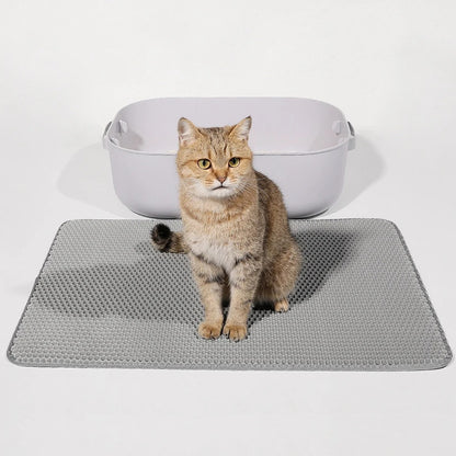 Double-Layer Waterproof Cat Litter Mat