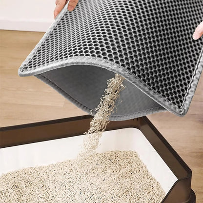 Double-Layer Waterproof Cat Litter Mat