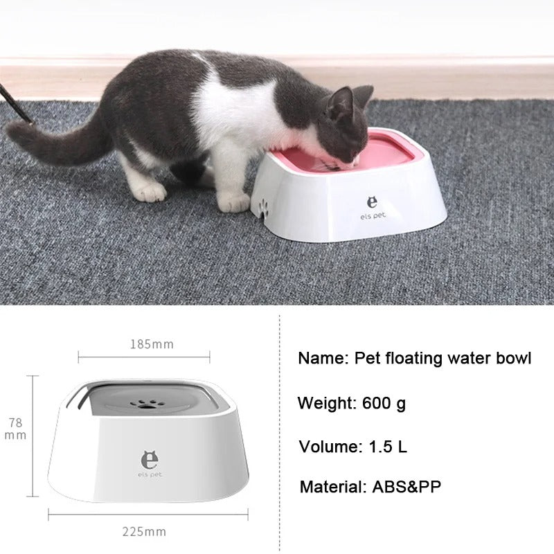 Spill-Proof Floating Pet Water Bowl