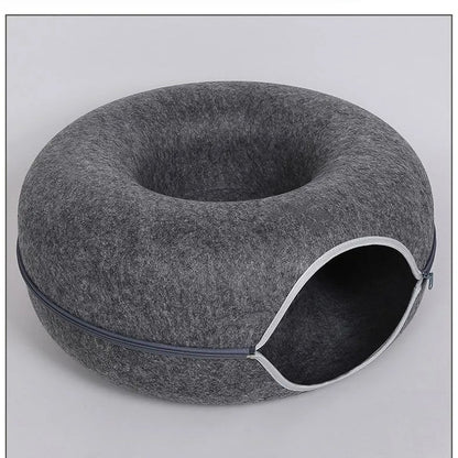 Donut Cat Tunnel & Interactive Bed